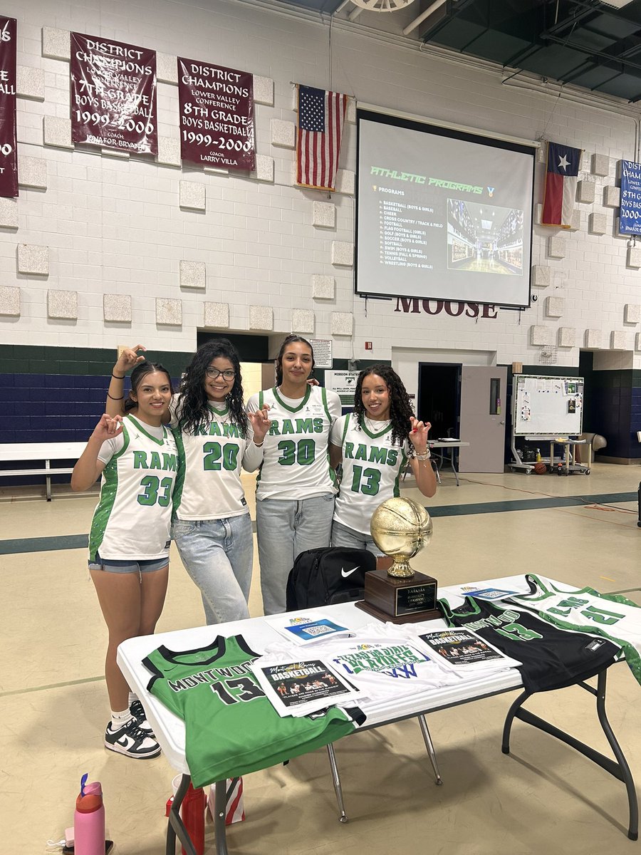 Branding Day  at Montwood Middle School! We are excited for our #FutureRams🐏🏀 🟢🔵