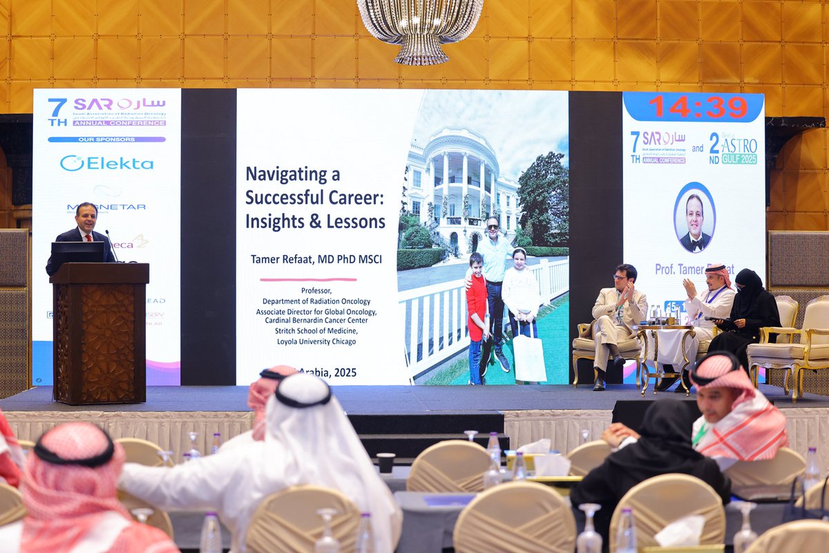 Truly impressed by the outstanding research from junior #RadOnc residents in 🇸🇦 at #SARO2025 &amp; #BestofASTROGulf. Loved their determination to engage with <a href="/ASTRO_org/">ASTRO</a> — 5+ abstracts accepted to #ASTRO2025 in SF! The future of Saudi radiation oncology is bright! 🌟<a href="/SARO_KSA/">SARO</a>