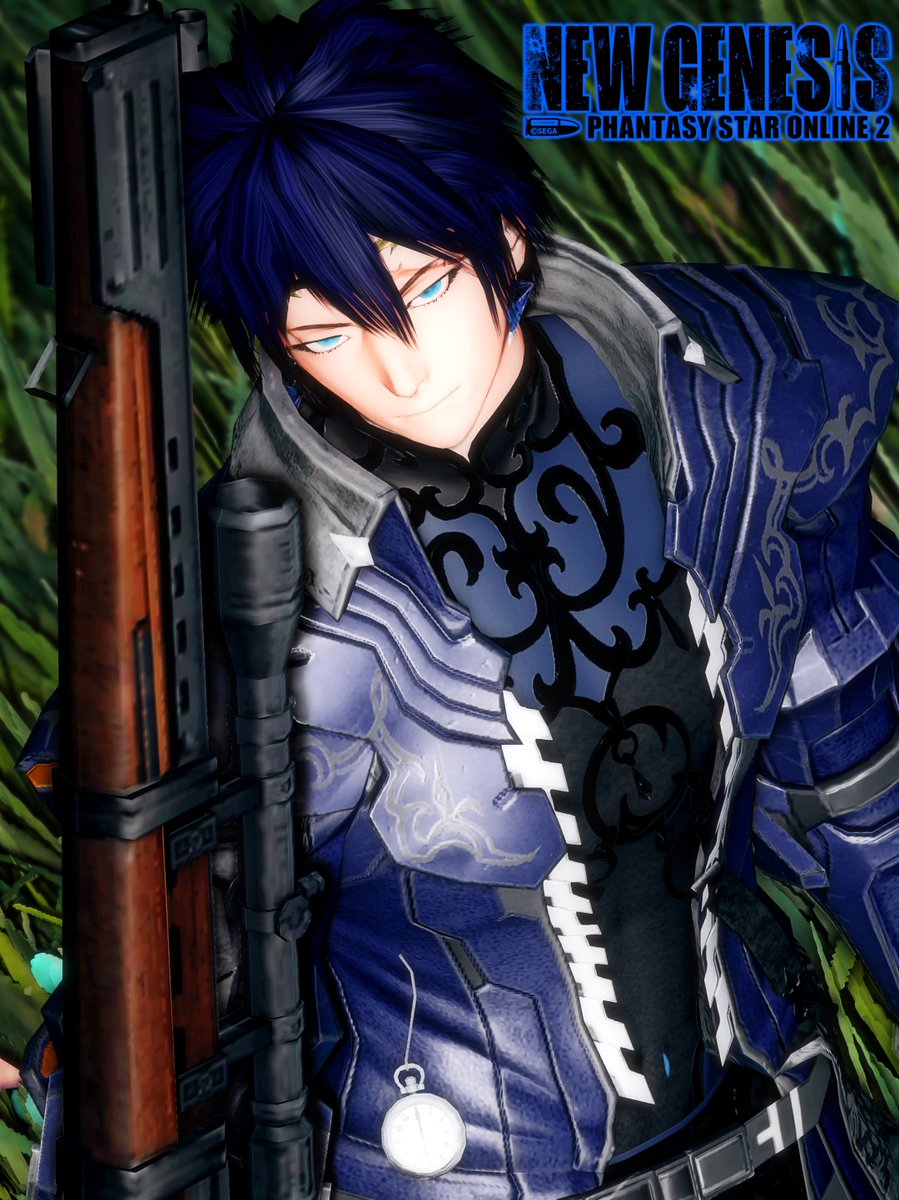 #ma7ロゴ #PSO2NGS_SS 
#メンテの日なのでssを貼る

「魔弾？馬鹿言え、練習しただけだ。」