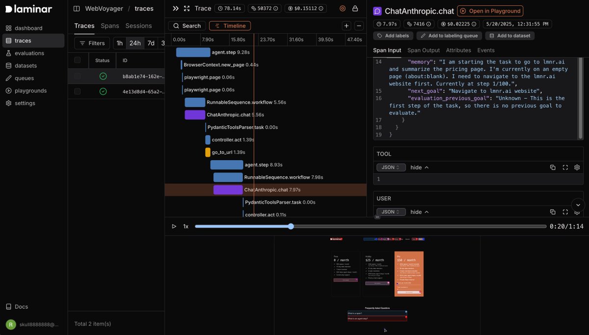 hacked last night and completely redesigned trace view with brand new timeline. Now timeline is visible when span is selected. Span also gets much more real estate