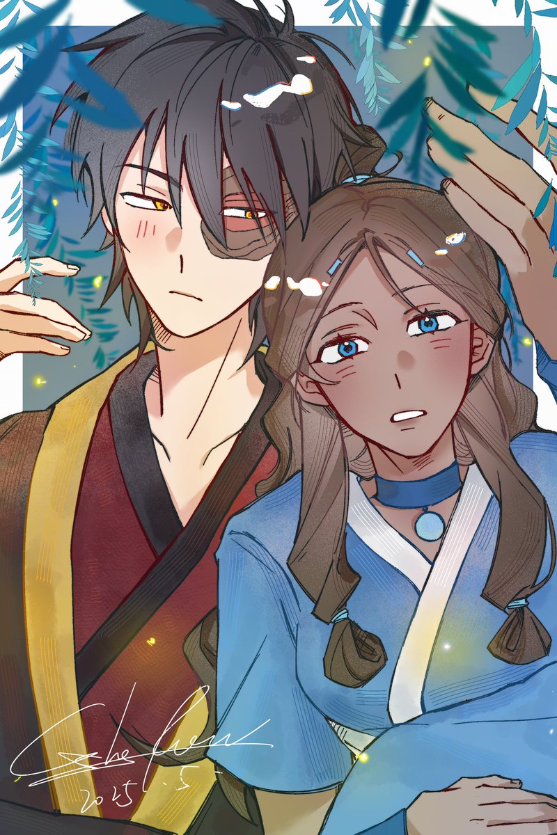KamuiVivy's tweet image. #zutara midsummer night