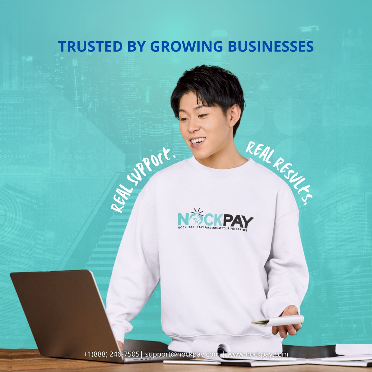 NockPayments's tweet photo. Because businesses grow faster when they’re backed by real support. We’re proud to work with brands that value reliability, transparency, and payment systems that just work.
✅ No nonsense.
✅ No surprises.
✅ Just smooth, secure payments.
Got questions? Our inbox is always open. https://t.co/HFFALA08xP
