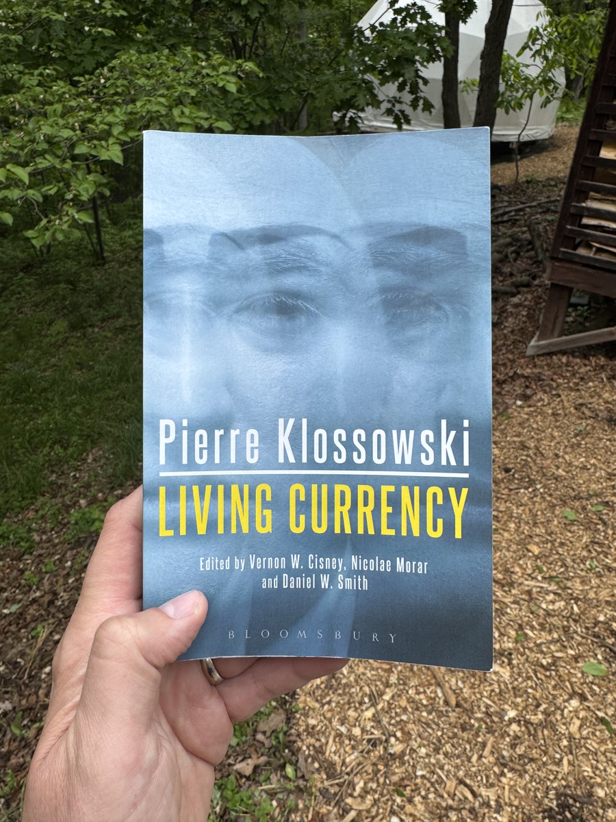 We are doing a short, three month reading group for the summer, taking a look at Klossowski's  'Living Currency'. Please join us! patreon.com/posts/announci…