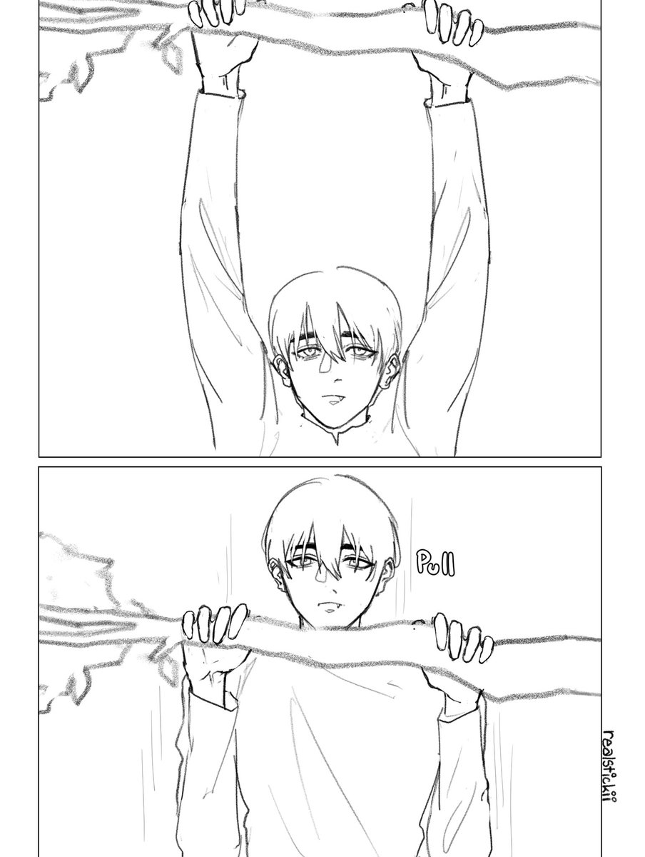 realstickii's tweet image. never trust a man #alnst #rkgk