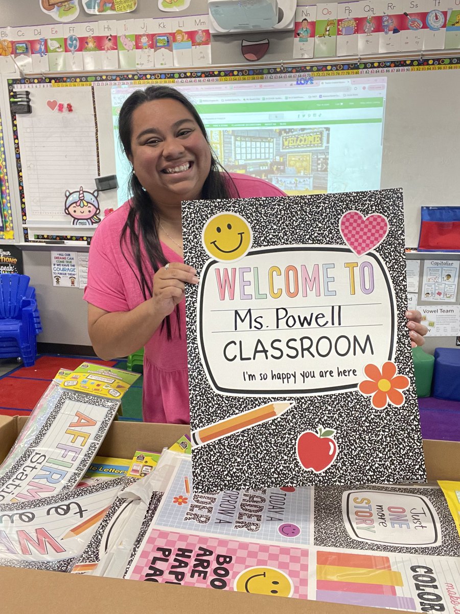 Ms. Powell, M.Ed. (@mspowellteaches) on Twitter photo I’m super excited to change up my room decor with <a href="/teachercreated/">Teacher Created</a> next school year💕🤩 #teacherlife I’m super excited to change up my room decor with <a href="/teachercreated/">Teacher Created</a> next school year💕🤩 #teacherlife