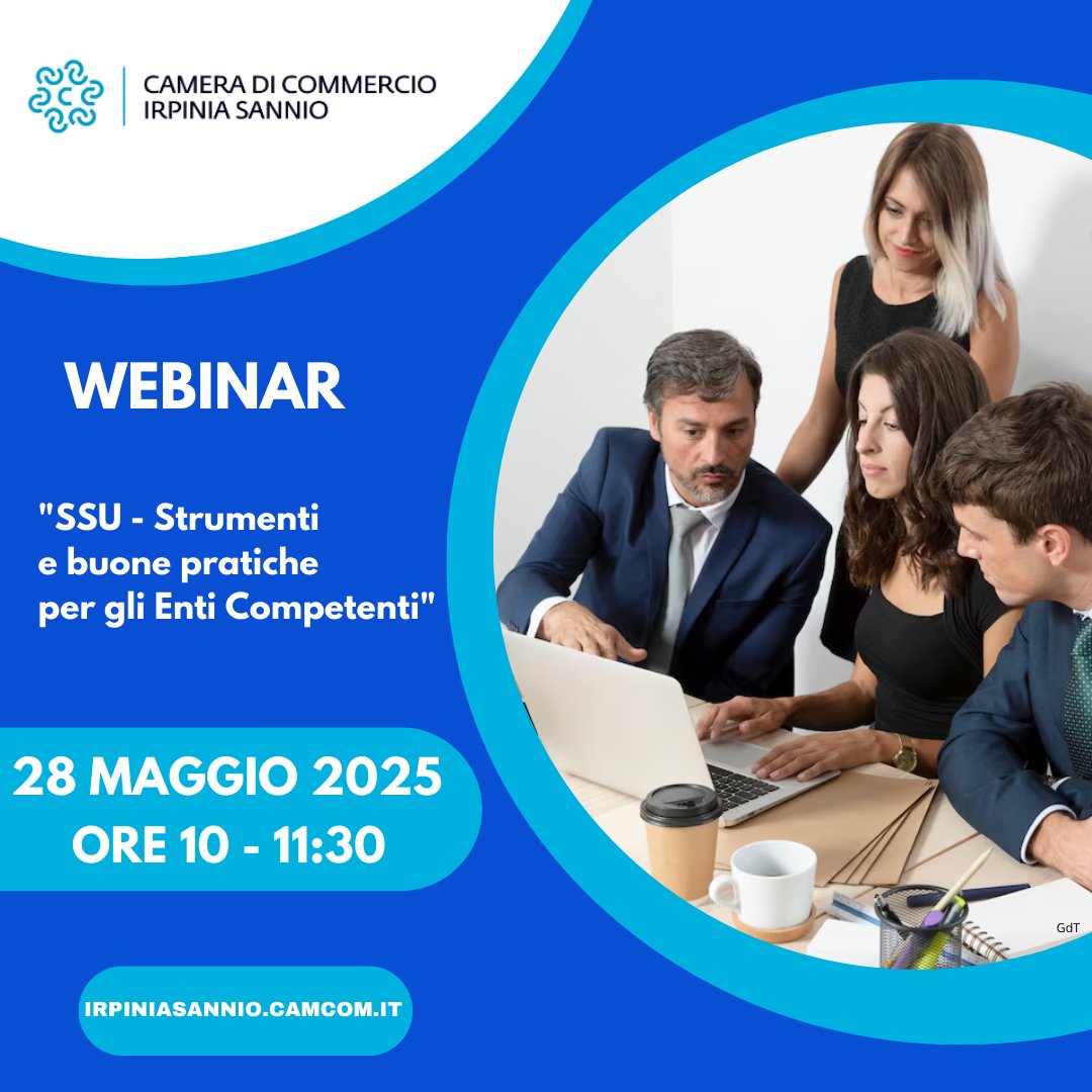 📌 Strumenti e buone pratiche per gli Enti Competenti

🗓️ Mercoledì #28Maggio 2025 
⏳dalle ore 10:00 alle ore 11:30 

Per maggiori info e per iscriverti:
➡️ shorturl.at/oEmzn

#Suap #digitaltransformation #pasocial #SSU #formazione
