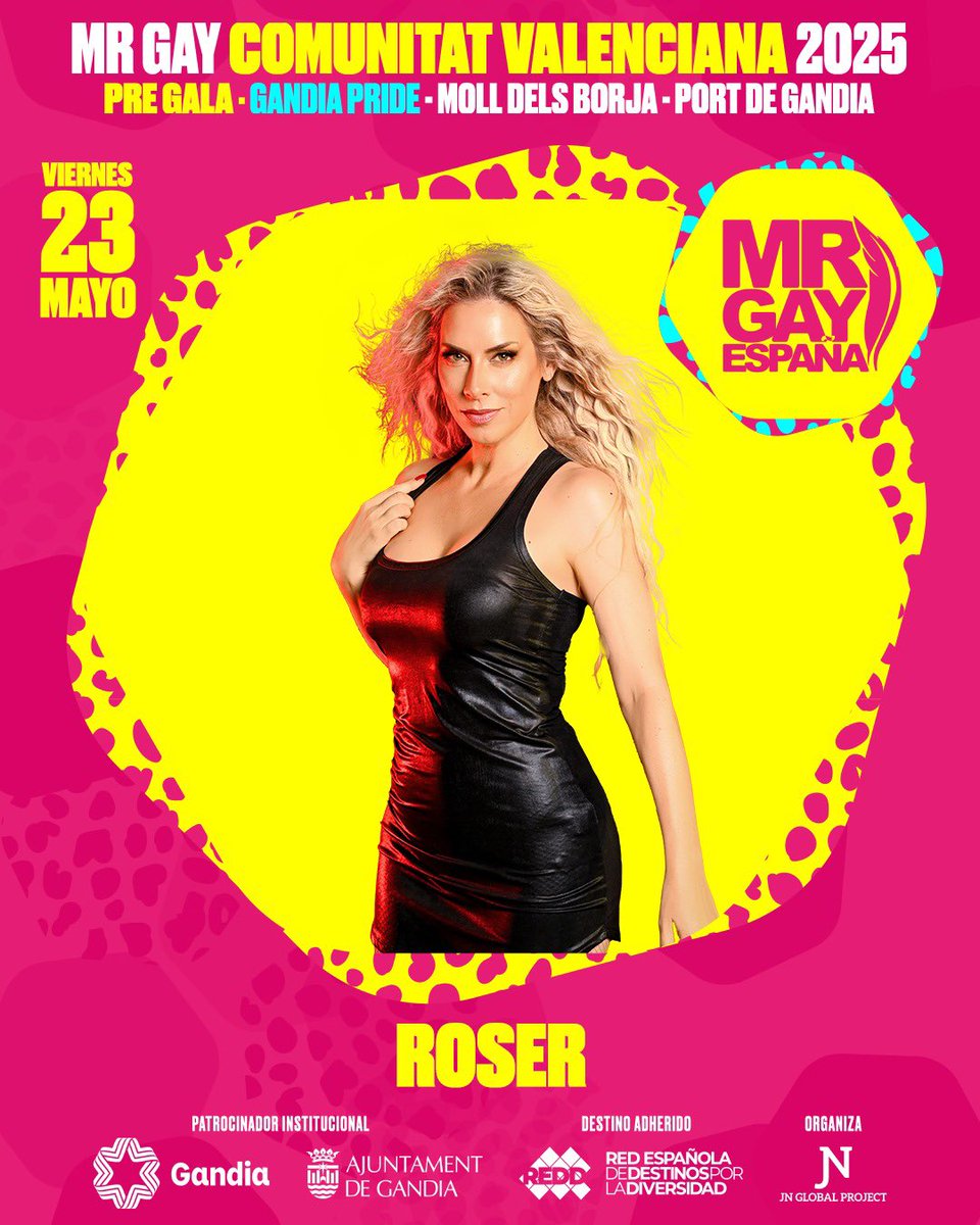 Este viernes estamos en Mr Gay en Gandía actuando con <a href="/RoserMR/">Roser💖</a> un placer repetir con este gran equipo, nos vemos Valencia!!!