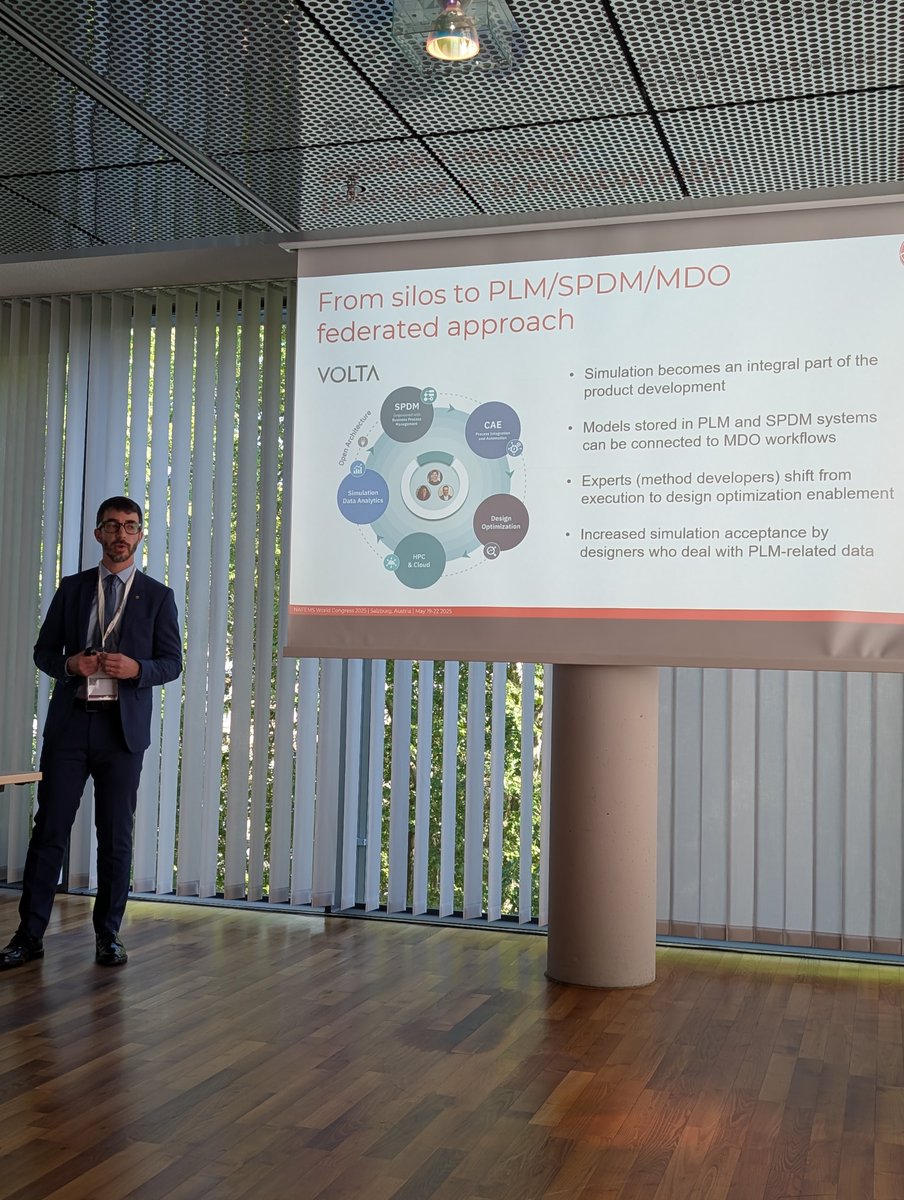 Insights into yesterday's Marco Turchetto's speech "Achieving digital continuity across multiple PLM and SPDM environments for automated system-level design optimization" at NAFEMS.
It's been great having the chance to talk about innovative technologies together.