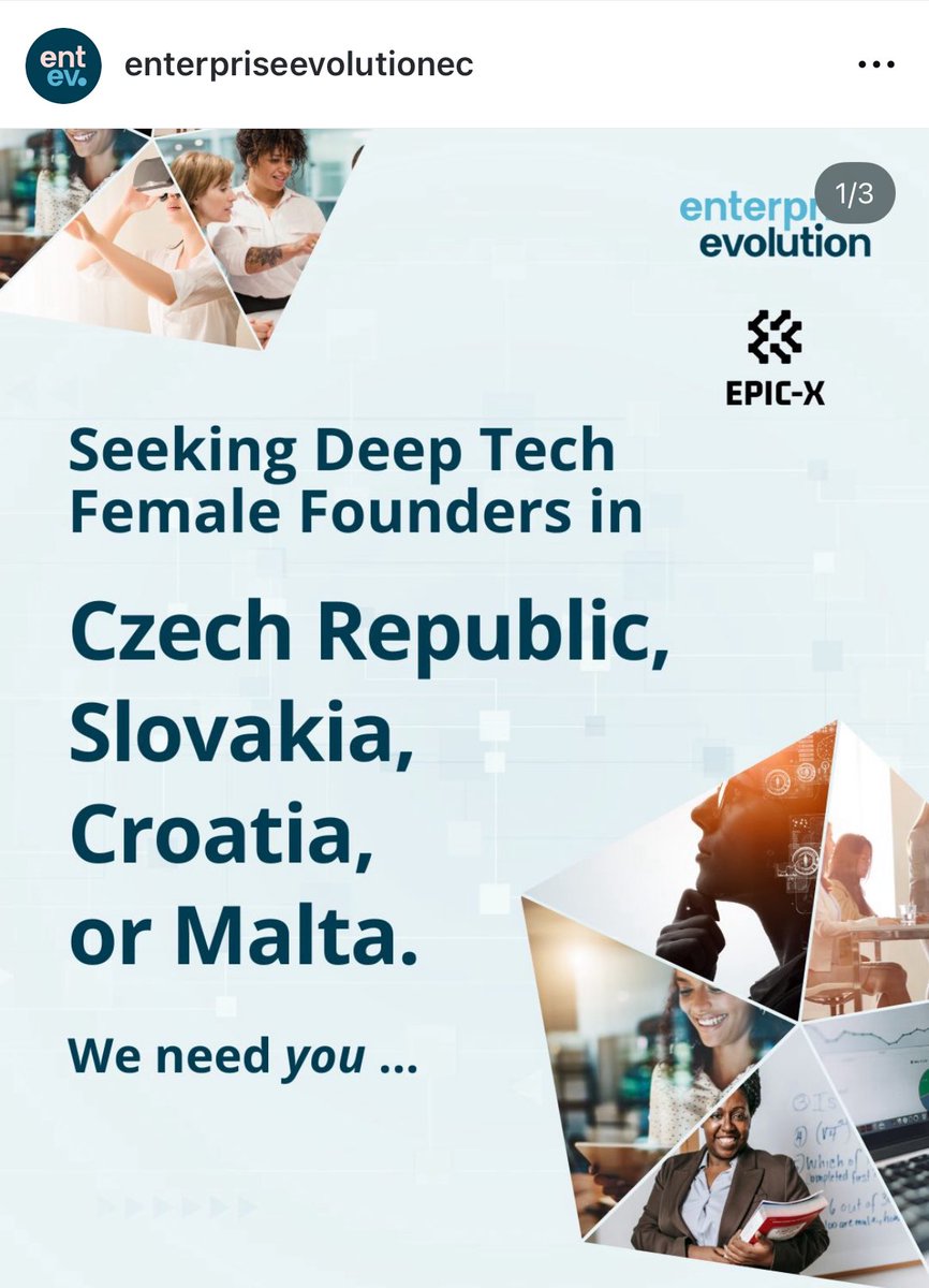 Do you have 30 mins to share #DeepTech #FemaleFounders #Croatia #Slovakia #CzechRepublic to help others #InterviewRequest <a href="/EnterpriseEv/">Enterprise Evolution</a>  <a href="/TheWomensOrg/">The Women's Organisation</a> @enterpriseevolution.eu