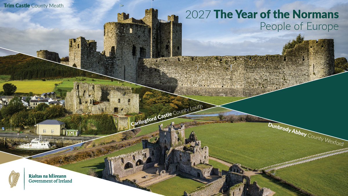 Department of Housing, Local Government & Heritage (@depthousingirl) on Twitter photo Today, Cabinet approved cross-govt participation in ‘2027 The Year of the Normans’. The initiative will benefit tourism and economic growth while increasing public engagement with our Norman heritage. Learn more: bit.ly/4jVH6Hk <a href="/JamesBrowneTD/">James Browne TD</a> <a href="/COSullivanTD/">Christopher O’Sullivan TD</a> <a href="/NationalMons/">National Monuments Service</a> Today, Cabinet approved cross-govt participation in ‘2027 The Year of the Normans’. The initiative will benefit tourism and economic growth while increasing public engagement with our Norman heritage. Learn more: bit.ly/4jVH6Hk <a href="/JamesBrowneTD/">James Browne TD</a> <a href="/COSullivanTD/">Christopher O’Sullivan TD</a> <a href="/NationalMons/">National Monuments Service</a>