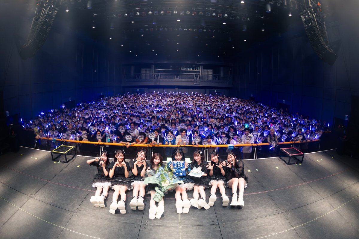 最高の増田彩乃 生誕集合写真︎︎☁】 青1色💙青の海💙(海は青) あやの