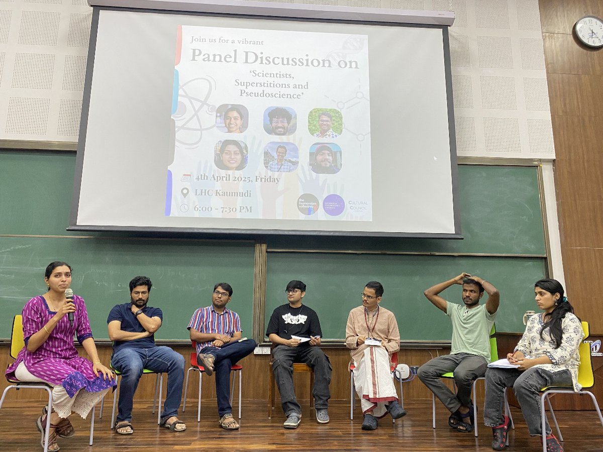 hcit_iisertvm's tweet image. Snapshots from the Panel Discussion. 
#Pseudoscience #Science #Scicomm