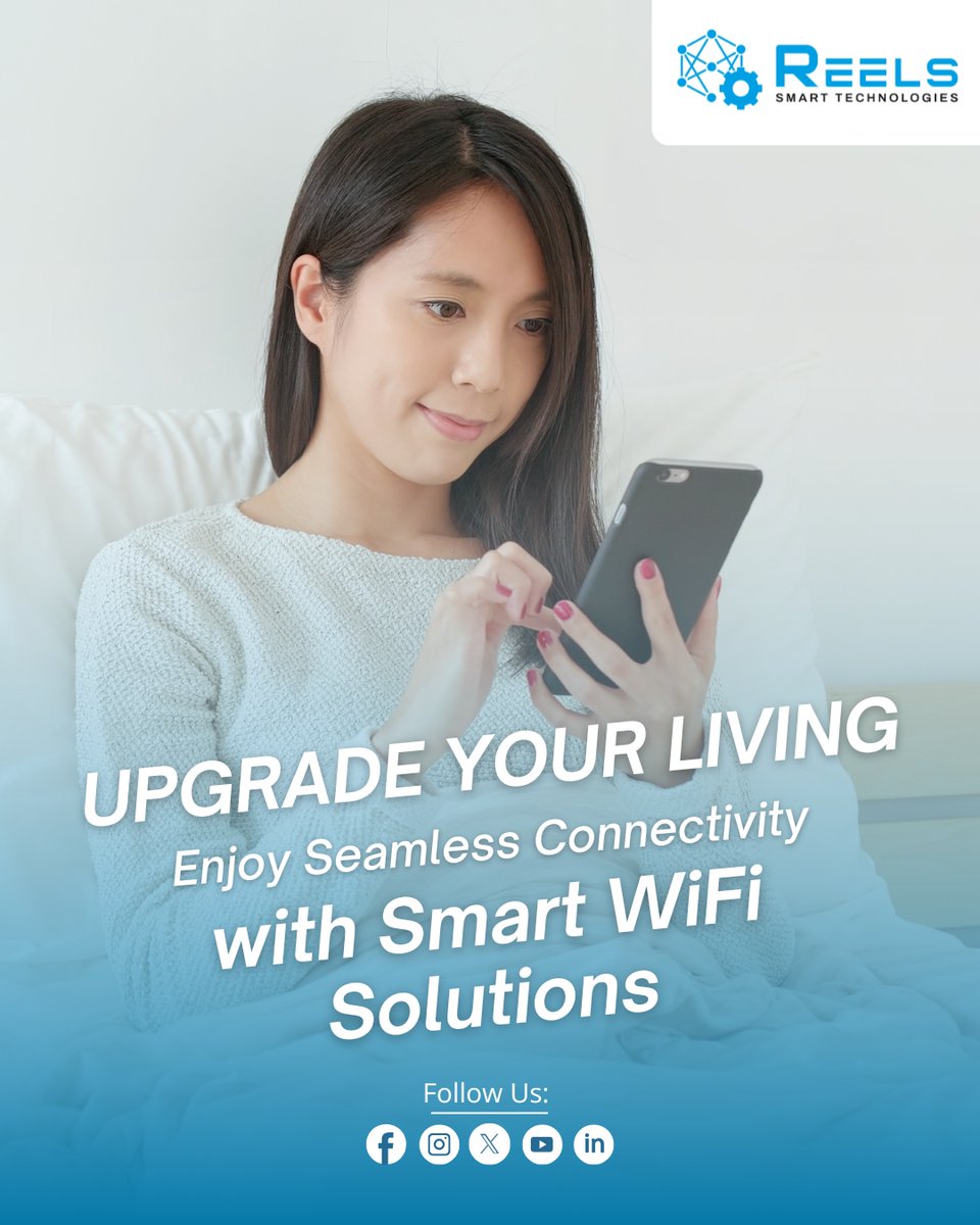 ReelsSmart's tweet photo. Upgrade your living with seamless connectivity!

Reele Smart Technologies, UAE's #1 Home Automation Company, brings you Smart WiFi Solutions! Experience the future of smart living today!

Contact us for seamless connectivity! 
📲 +971 52 509 8737 https://t.co/p5zXh2FVUg