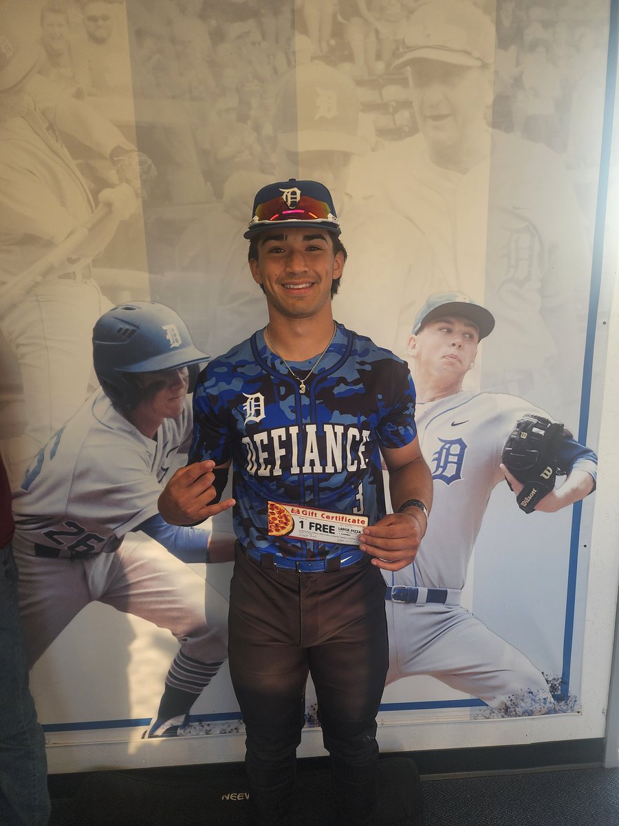 Michael P. Sebring (@michaelpsebring) on Twitter photo Last night's <a href="/MarcosPizza/">Marco's Pizza</a> POTG went to <a href="/DefianceBBall/">Defiance Baseball</a> Noah Gomez. The Sr 2B had 2 singles & scored a run, but his 2 stand out defensive plays were critical in helping <a href="/DefiBulldogs/">DefianceAthletics</a> (21-1) win the battle of 20 win County rivals over <a href="/FairviewApaches/">Fairview Athletics</a> (20-3) 9-4. Now a 2 time POTG! Last night's <a href="/MarcosPizza/">Marco's Pizza</a> POTG went to <a href="/DefianceBBall/">Defiance Baseball</a> Noah Gomez. The Sr 2B had 2 singles & scored a run, but his 2 stand out defensive plays were critical in helping <a href="/DefiBulldogs/">DefianceAthletics</a> (21-1) win the battle of 20 win County rivals over <a href="/FairviewApaches/">Fairview Athletics</a> (20-3) 9-4. Now a 2 time POTG!