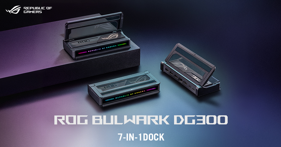 One dock to rule them all!

The ROG Bulwark Dock is designed to pair your phone, gaming handhelds, and laptops with monitors, TVs, mice, keyboards, and any other peripheral you can think of.  rog.gg/ROGBulwarkDock

#ROGComputex2025