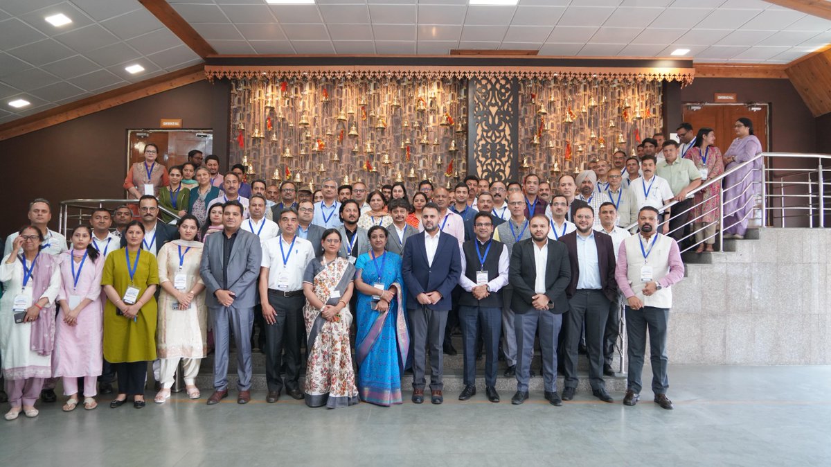 Empowering Leadership through AI Workshop held on 20th May ’25 at Shimla
Organized by  @DITHimachal
Chief Guest:👤 Sh Gokul Butail, Principal Advisor to CM, Innovation &amp; DTG, GoHP👤 Smt Rakhil Kahlon, IAS, Secy, DT&amp;G, GoHP
👤 Sh Nipun Jindal, IAS, Director, DT&amp;G, GoHP