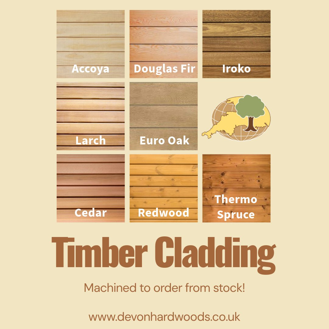 devon_hardwoods's tweet image. 🌳 Why Choose Timber Cladding? 🏡

Looking to add warmth, style, and sustainability to your home? Timber cladding is a natural choice and here's why:

✅ Sustainable and Eco Friendly
✅ Natural Insulation
✅ Timeless Aesthetic
✅ Durability
✅ Versatility

 #TimberCladding