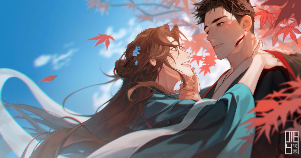 jiechii's tweet image. 斜阳入怀，秋风拂袖。
#ocs