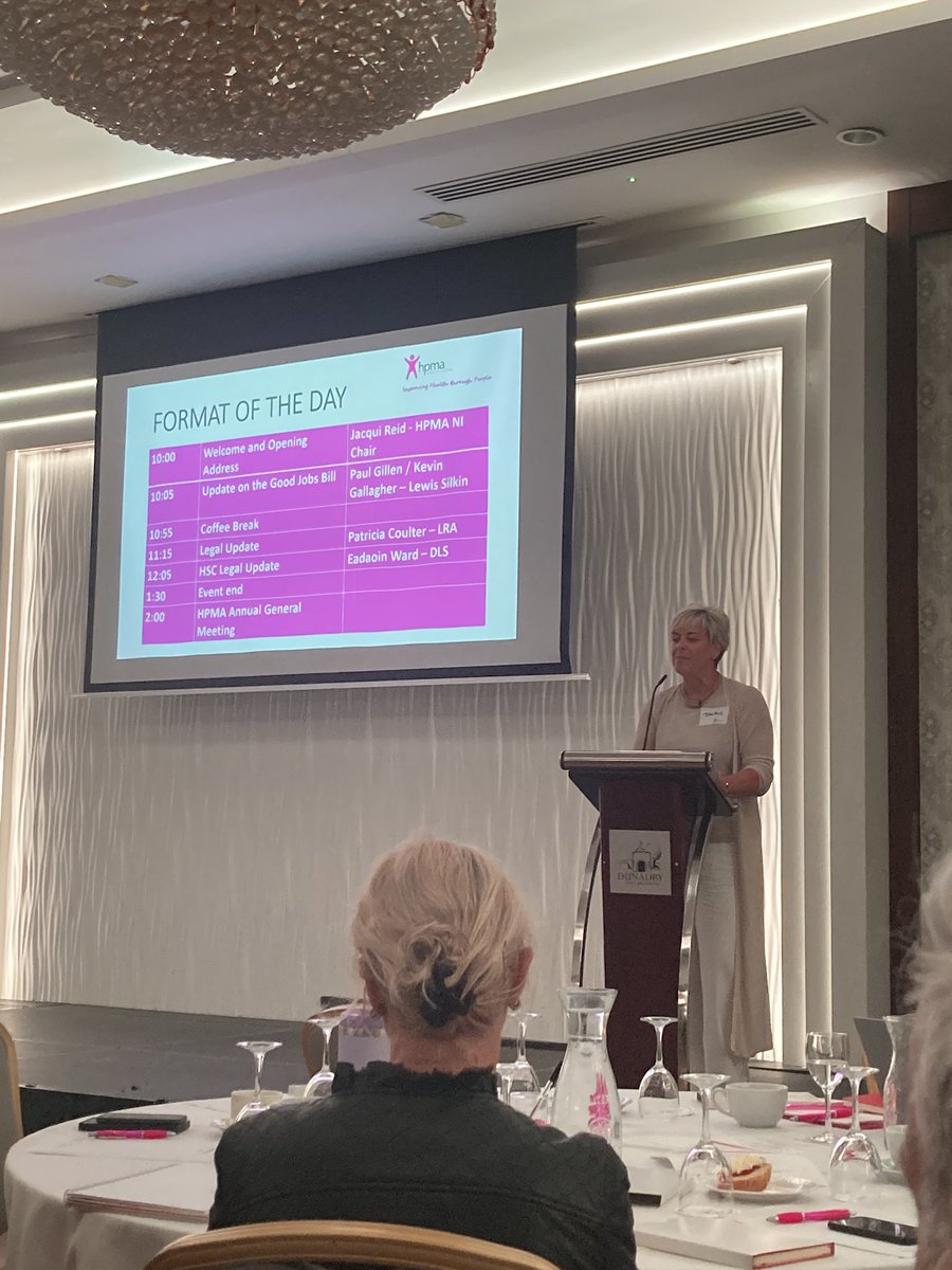 Happy International HR Day!!! We are at the Dunadry Hotel at our annual legal event!  Fantastic speakers and a great day so far!!