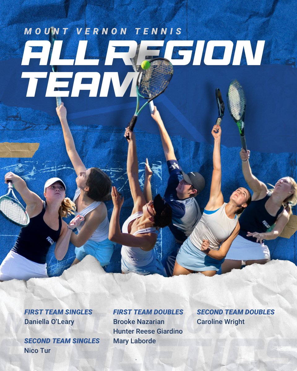 Mount Vernon Athletics (@mv_athletics) on Twitter photo Congratulations to our 2025 Varsity #MVtennis All-Region Team members!
Go Mustangs!
#MVathletics #ImAMustang #LetsDoThis <a href="/TheMVSchool/">The Mount Vernon School</a> Congratulations to our 2025 Varsity #MVtennis All-Region Team members!
Go Mustangs!
#MVathletics #ImAMustang #LetsDoThis <a href="/TheMVSchool/">The Mount Vernon School</a>