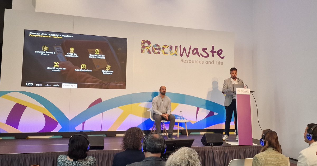 Recuwaste's tweet image. En el espacio de los side events de #Recuwaste25 conocemos
📱 la App de #Citisend para gestores y, especialmente, para la ciudadanía.
♻️ el despliegue de los centros de #recursos y su financiación con la associación de los centros y servicios de #reutilización de CAT.