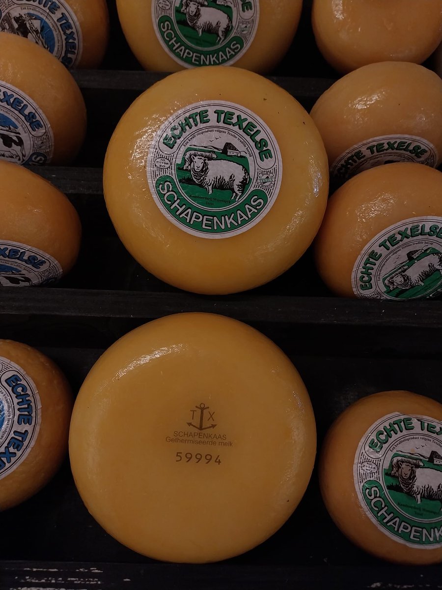 Elk Texels schapenkaasje heeft zijn eigen Tx merkje.