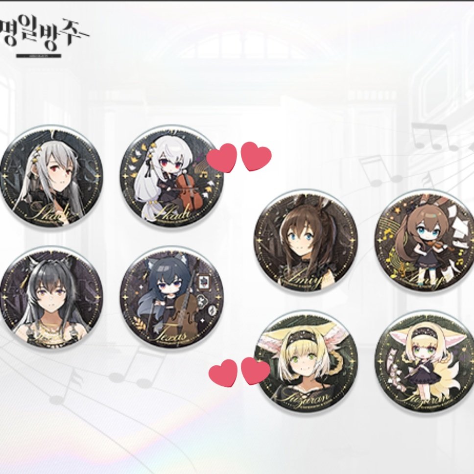 アークナイツ 韓国 Thorns The Loadstar アクスタ 缶バッジ他