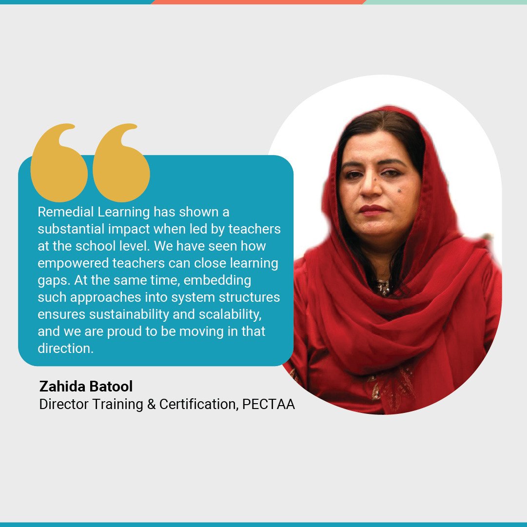 📢 Quotes from the Ground
Conference on Remedial Learning | Closing the Learning Gap
A powerful testament to the impact of the Remedial Learning initiative, a key component of the FCDO-funded B-TAG programme.
#RemedialLearning #FoundationalLearning 
#LearningForAll 
#EWF25
