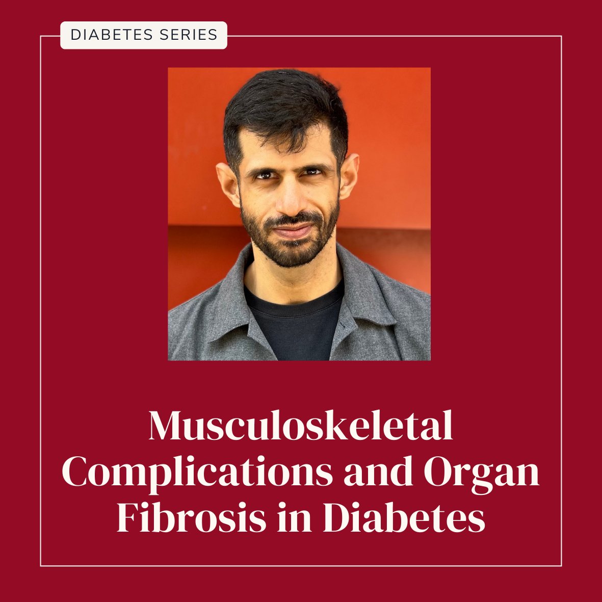 The fifth article of our #Diabetes series features Dr. Sanat Phatak!

His research links musculoskeletal health with metabolic disease, aiming for early detection and better care.

Read more here: tinyurl.com/32zkdpun