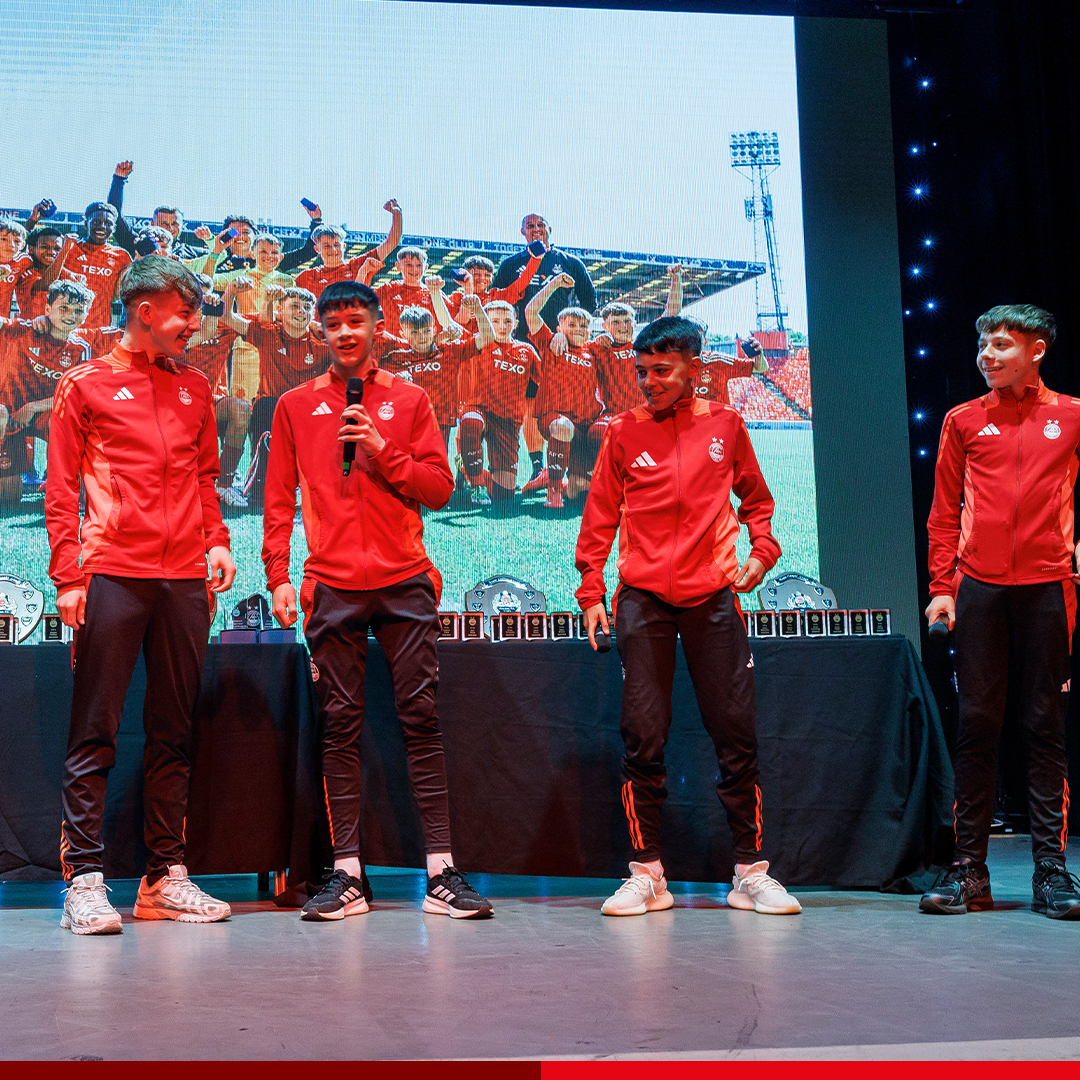 AberdeenFC's tweet photo. We hosted our biggest ever @AberdeenFCYouth Academy Awards night as we celebrated another successful year for our young Dons.

Thank you to everyone who attended and to Jim Crawford who was handed a special recognition award for his outstanding contribution to our Youth Academy.