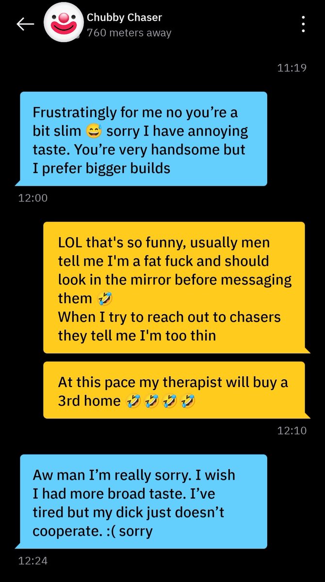 Gay body standards will send me to the nut house some day