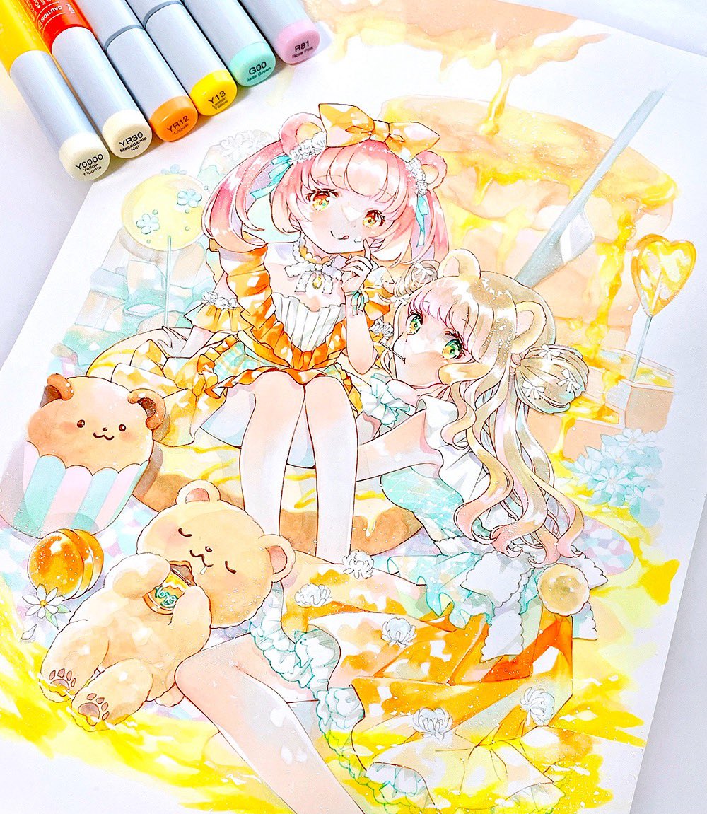 「⑦コピックと透明水彩です」|沫雪なの🐰コミティアH12aのイラスト