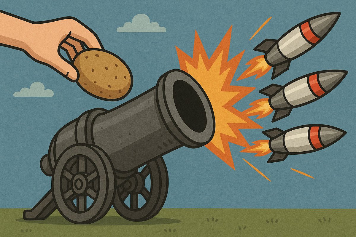LearningK12's tweet photo. Making gold from potatoes. Sometimes what you say becomes the ultimate truth!
#JaiHind #ProudlyIndian #india #defense #IndianArmedForces #salute #AIart #BharatMataKiJai https://t.co/WInP1ZNtQO