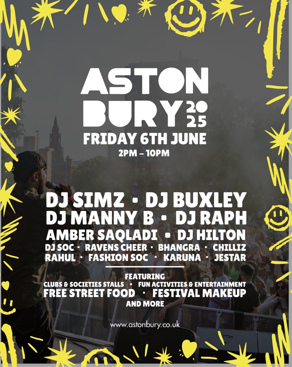 The Astonbury Lineup is officially out—and it’s going to be one for the books!🔥

Get ready for an unforgettable experience packed with music, energy, and incredible vibes!

Get your tickets now! 👉 astonbury.co.uk