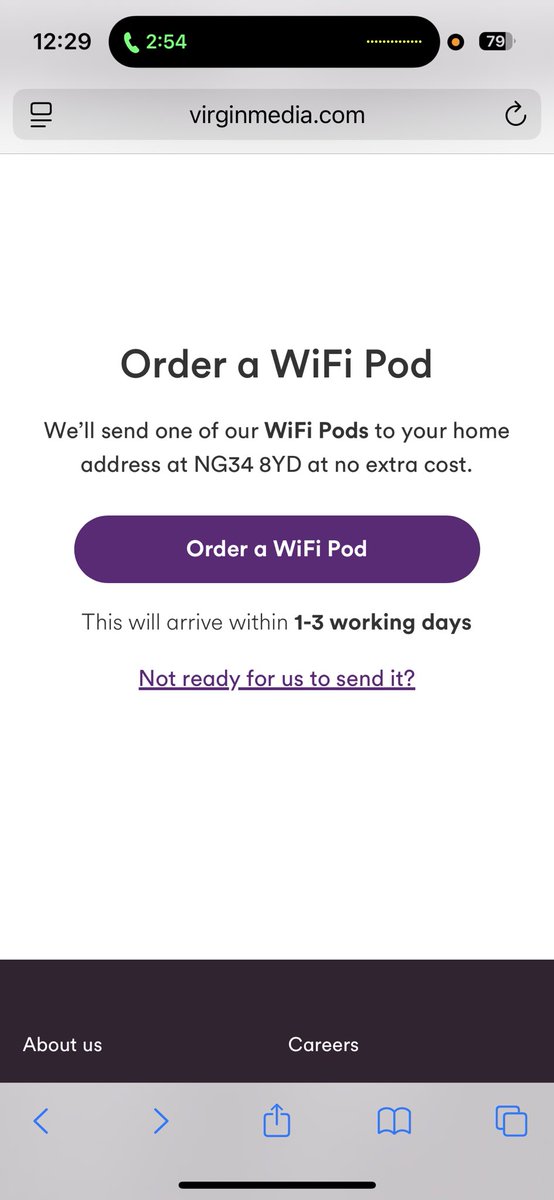 Love_the_Cake's tweet photo. @virginmedia Trying to order a WiFi Pod as suggested by the Virgin Connect App due to poor WiFi in some areas, the App won’t let me order it, your phone line is pointless, after lots of options it simply runs tests and hangs up on me and I can’t actually speak to anyone. https://t.co/q6GHcMrS7D