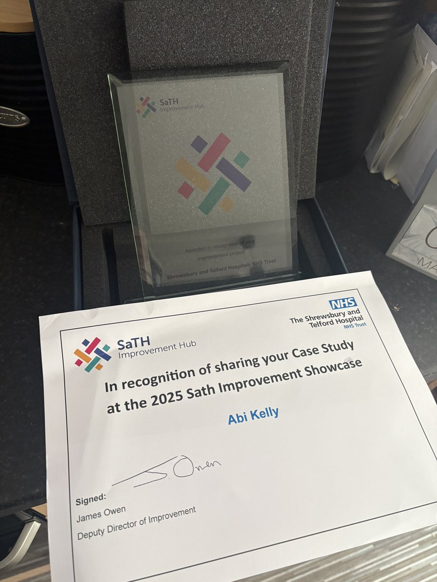 It was lovely to present my case study this morning at the <a href="/SaTHImprovement/">SaTH Improvement Hub</a>  sharing showcase! 

A great team doing some fabulous work across SaTH! 🙌🏻  #improvement #development
