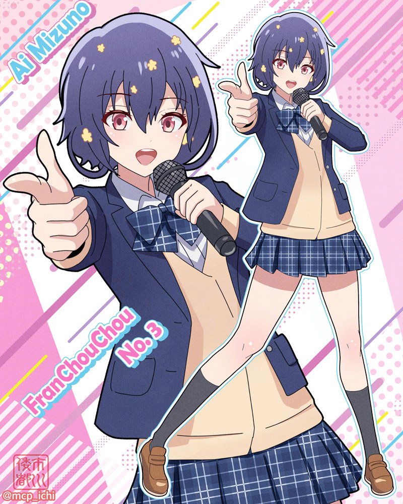 mcp_ichi's tweet image. カットイン愛ちゃん好きすぎて全身清書してみました🌟 #ゾンビランドサガ