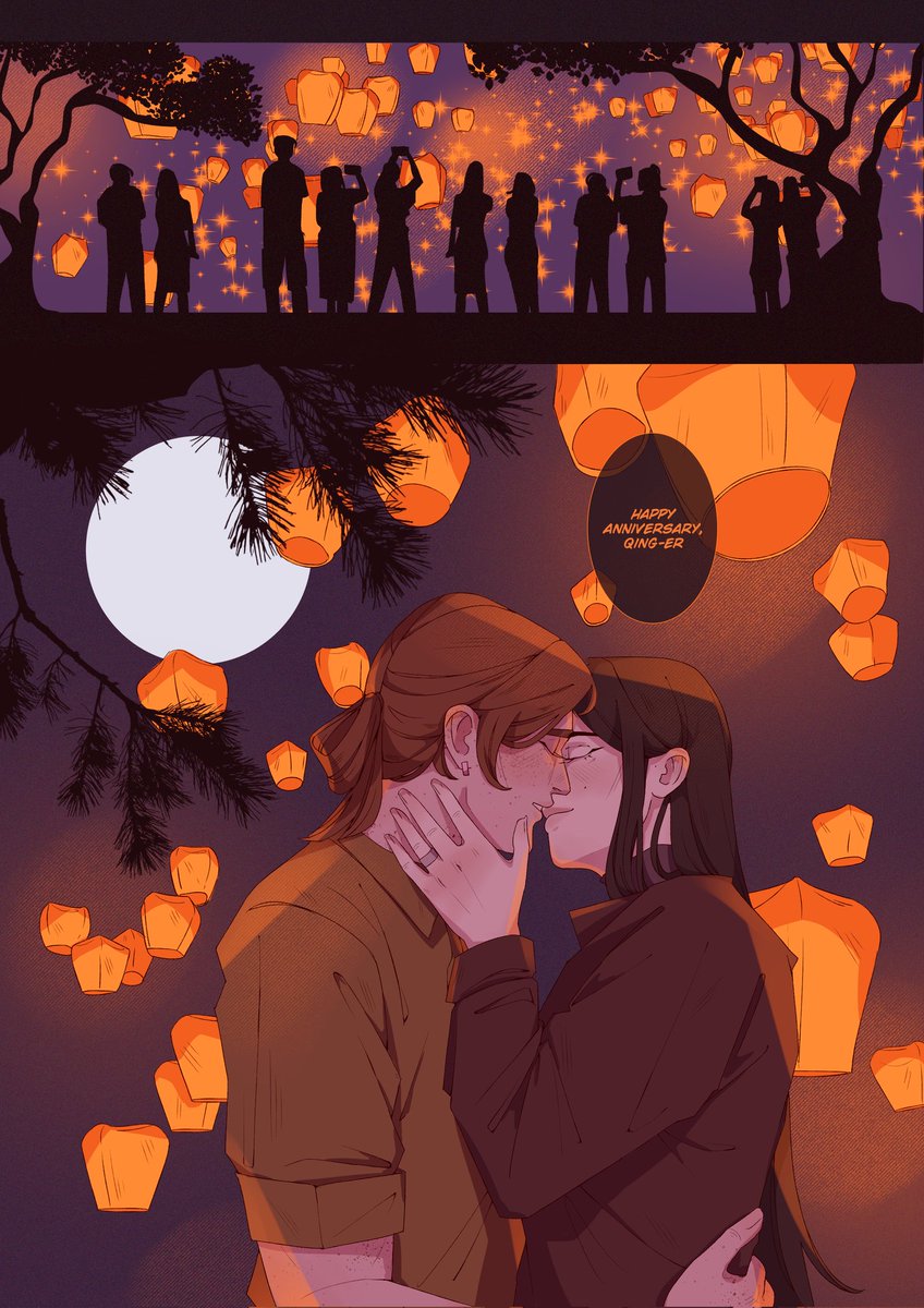severine 🪷 (@severinedraws) on Twitter photo Centuries of Yearning, Millennia of Love 🏮 ~
My little comic for the <a href="/fqweddingzine/">FengQing Wedding Zine</a>
#fengqing Centuries of Yearning, Millennia of Love 🏮 ~
My little comic for the <a href="/fqweddingzine/">FengQing Wedding Zine</a>
#fengqing