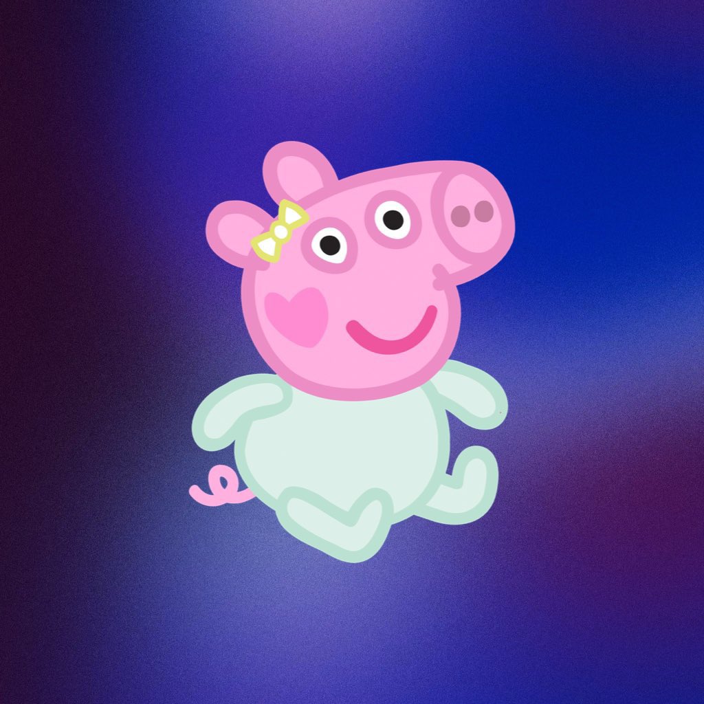 choquei's tweet photo. 🚨AGORA: A Mamãe Pig deu à luz sua filha, Evie Pig. https://t.co/RzgD2ImfhE