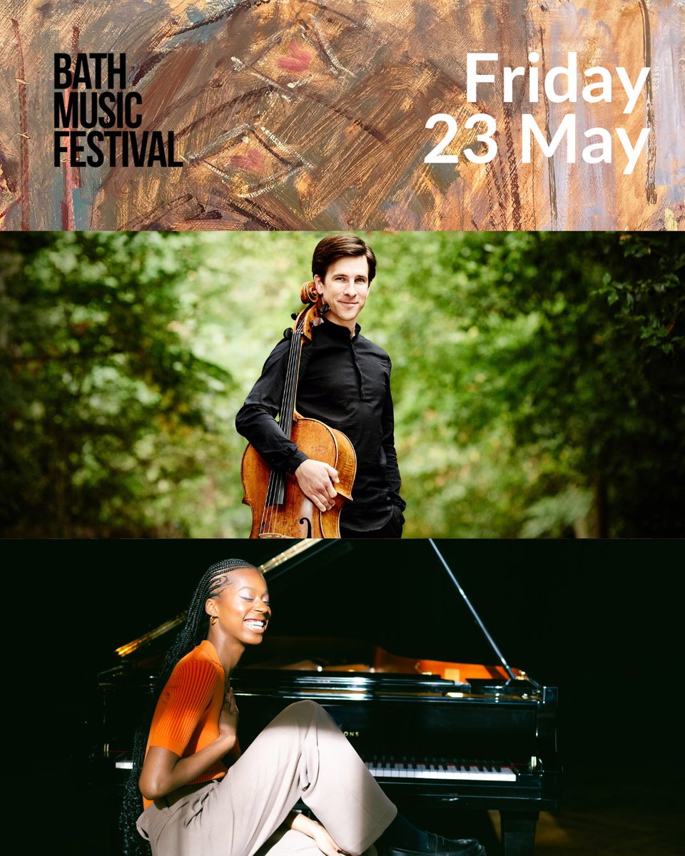 The final of Guy Johnston's Bach's Cello Suites concerts is on Friday 23 May, at Bath Music Festival at 1pm, St.Swithin's Church. In the evening we'll be joined by the wonderful pianist Janeba Kanneh-Mason at 7.30pm at  The Forum.

bathfestivals.org.uk/the-bath-festi…