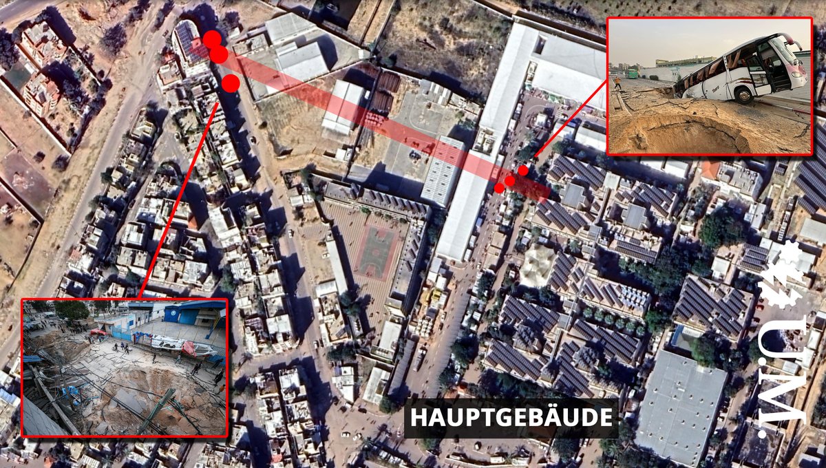U.M. (@ungemeve) on Twitter photo <a href="/threadreaderapp/">Thread Reader App</a> ℹ️ Nachtrag zur Kurz-Auswertung
Luftschlag gg Europäische Krankenhaus Chan Yunis
Inzwischen ist es mir gelungen, die Pressebilder „einzuorientieren“ und dadurch die Löcher zu lokalisieren.
▶️ Das Pressebild, das von u.a. Al Jazeera, BBC und ntv verwendet wird, zeigt meiner <a href="/threadreaderapp/">Thread Reader App</a> ℹ️ Nachtrag zur Kurz-Auswertung
Luftschlag gg Europäische Krankenhaus Chan Yunis
Inzwischen ist es mir gelungen, die Pressebilder „einzuorientieren“ und dadurch die Löcher zu lokalisieren.
▶️ Das Pressebild, das von u.a. Al Jazeera, BBC und ntv verwendet wird, zeigt meiner