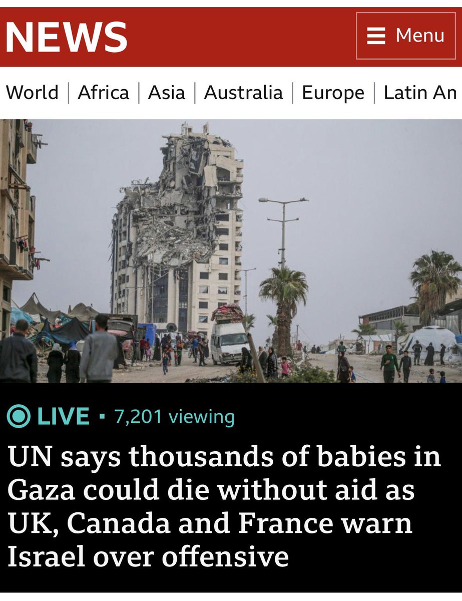 A awful, intolerable situation and hard to see how it gets closer to a lasting peace and all the hostages back. This action needs to stop, aid needs to be let in. Israel is our friend - sometimes that’s got to mean speaking honestly. The government is right to do that this week