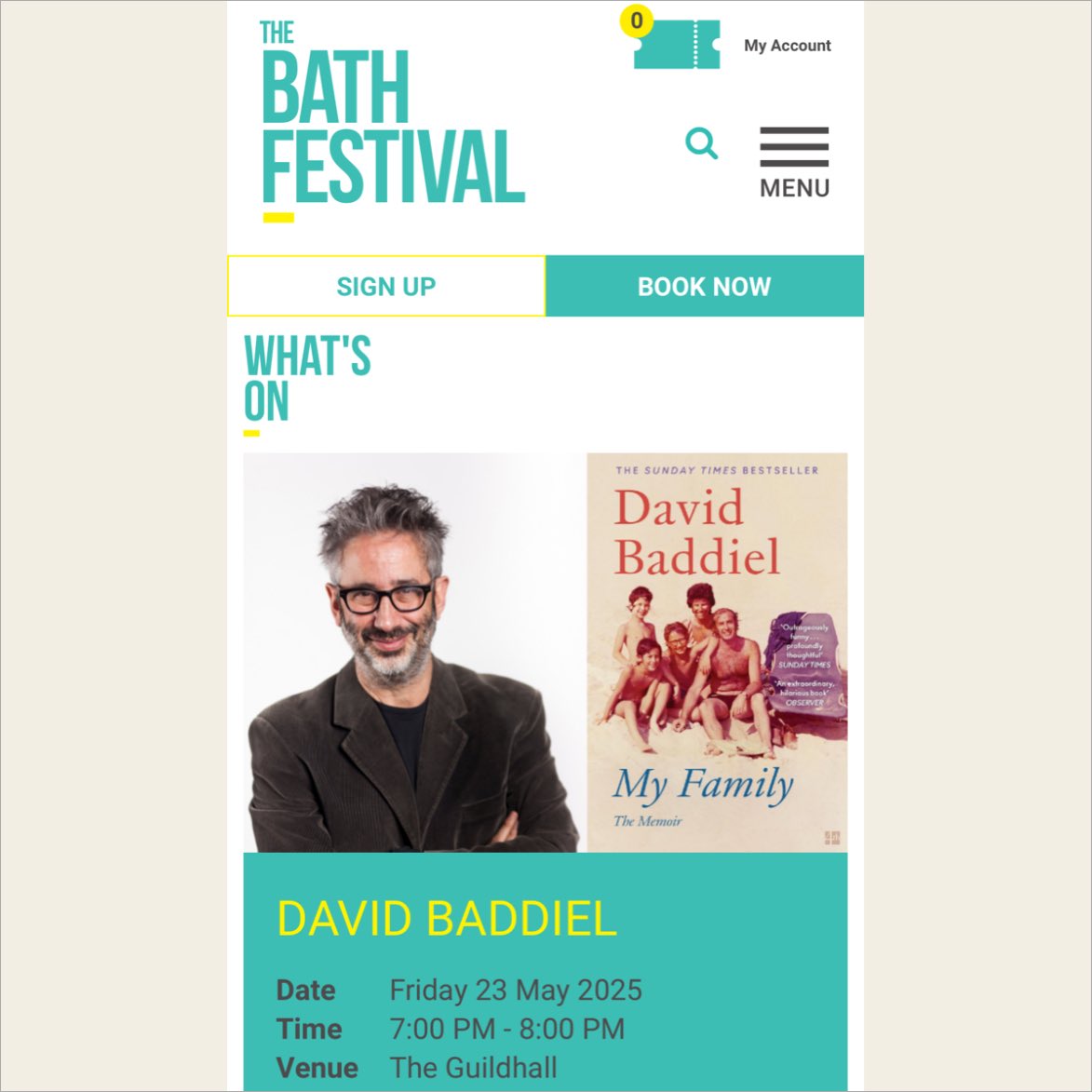 In lovely Bath on Friday.