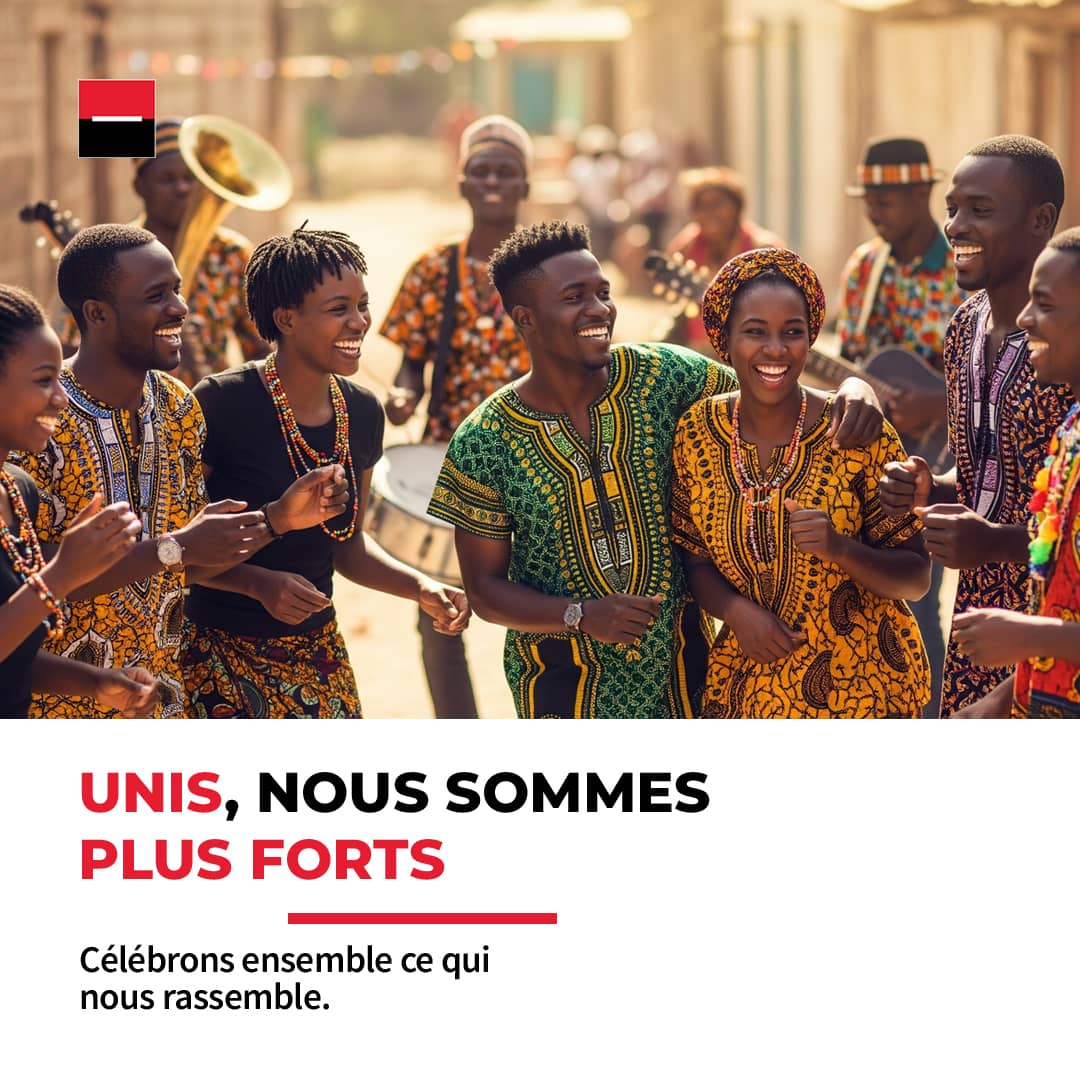 🇨🇲 En cette #FêteNationale237, Société Générale Cameroun célèbre la diversité et la force collective du Cameroun.
Bonne fête de l’unité !
#SGCameroun #TheFutureIsYou #ÇaComptePourNous.