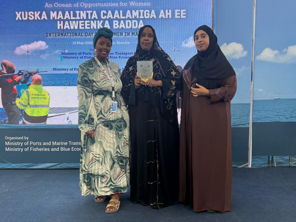 UNODC Global Maritime Crime Programme (@unodc_mcp) on Twitter photo <a href="/UNODC_MCP/">UNODC Global Maritime Crime Programme</a>, with support from <a href="/DKinSomalia/">Denmark in Somalia</a>, marked #WomenInMaritimeDay in 🇸🇴 under the theme “An Ocean of Opportunities for Women.” In collaboration with <a href="/UNTMIS_/">UNTMIS</a> and organized by <a href="/MFBESomalia/">Wasaaradda Kalluumeysiga iyo Dhaqaalaha Buluugga.</a> & <a href="/MOP_Somalia/">Ministry of Ports and Marine Transport of Somalia</a>, celebrated Somali women breaking barriers in the maritime sector. <a href="/UNODC_MCP/">UNODC Global Maritime Crime Programme</a>, with support from <a href="/DKinSomalia/">Denmark in Somalia</a>, marked #WomenInMaritimeDay in 🇸🇴 under the theme “An Ocean of Opportunities for Women.” In collaboration with <a href="/UNTMIS_/">UNTMIS</a> and organized by <a href="/MFBESomalia/">Wasaaradda Kalluumeysiga iyo Dhaqaalaha Buluugga.</a> & <a href="/MOP_Somalia/">Ministry of Ports and Marine Transport of Somalia</a>, celebrated Somali women breaking barriers in the maritime sector.