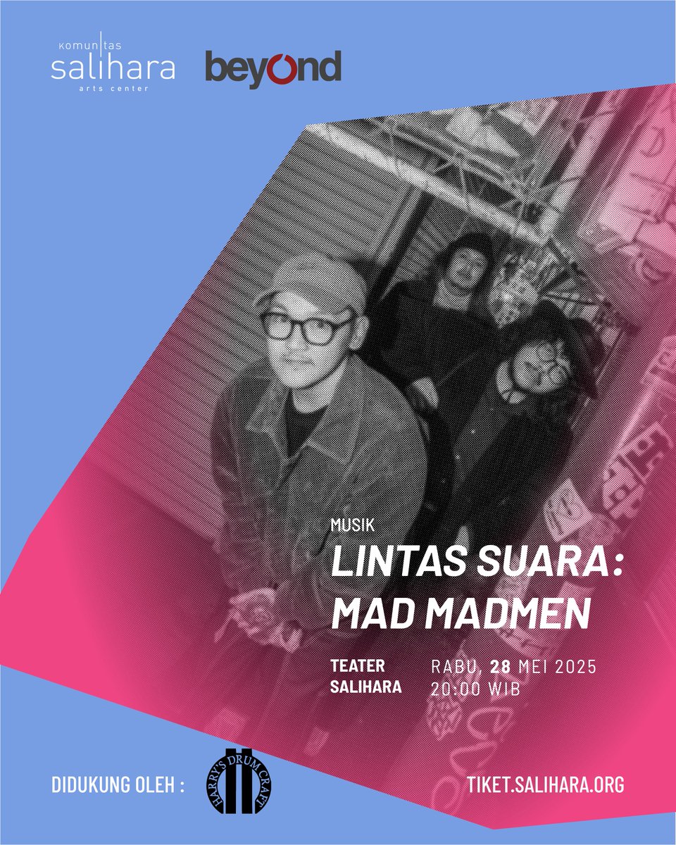 Mad Madmen tampil perdana di Komunitas Salihara, membawa enam repertoar yang menggabungkan ritme, melodi, dan narasi bermakna. Sentuhan komedi dalam lirik dan improvisasi memberi pengalaman mendengarkan yang unik.
Kunjungi tiket.salihara.org untuk membeli tiket.