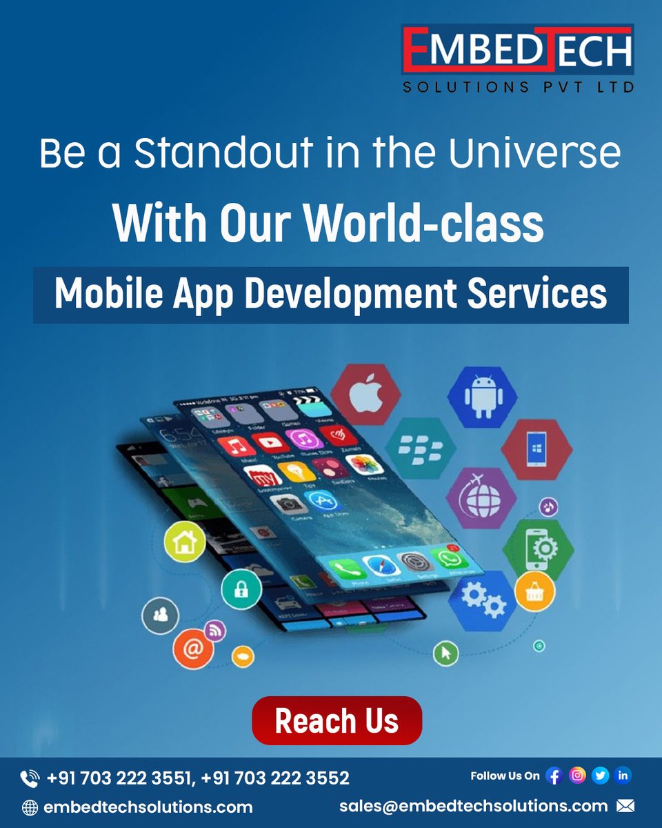 Embedtech_sol's tweet image. 🚀 Be a Standout in the Universe 🌍 With our World-Class Mobile App Development Services, your business can shine brighter than ever. 
🌐 embedtechsolutions.com
#Embedtech #MobileApplicationDevelopment #BestMobileApplicationDeveloper #MobileApplicationDevelopmentServices