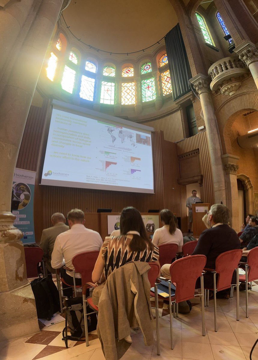 Today the big <a href="/BiodiversaPlus/">Biodiversa+ (European Biodiversity Partnership)</a> week in Barcelona! First, discussion on national and subnational biodiversity monitoring coordination centers such as <a href="/observatori_nat/">Observatori del Patrimoni Natural i Biodiversitat</a> #ebocc <a href="/EuropaBon_H2020/">EuropaBON</a> <a href="/IPBES/">ipbes</a>