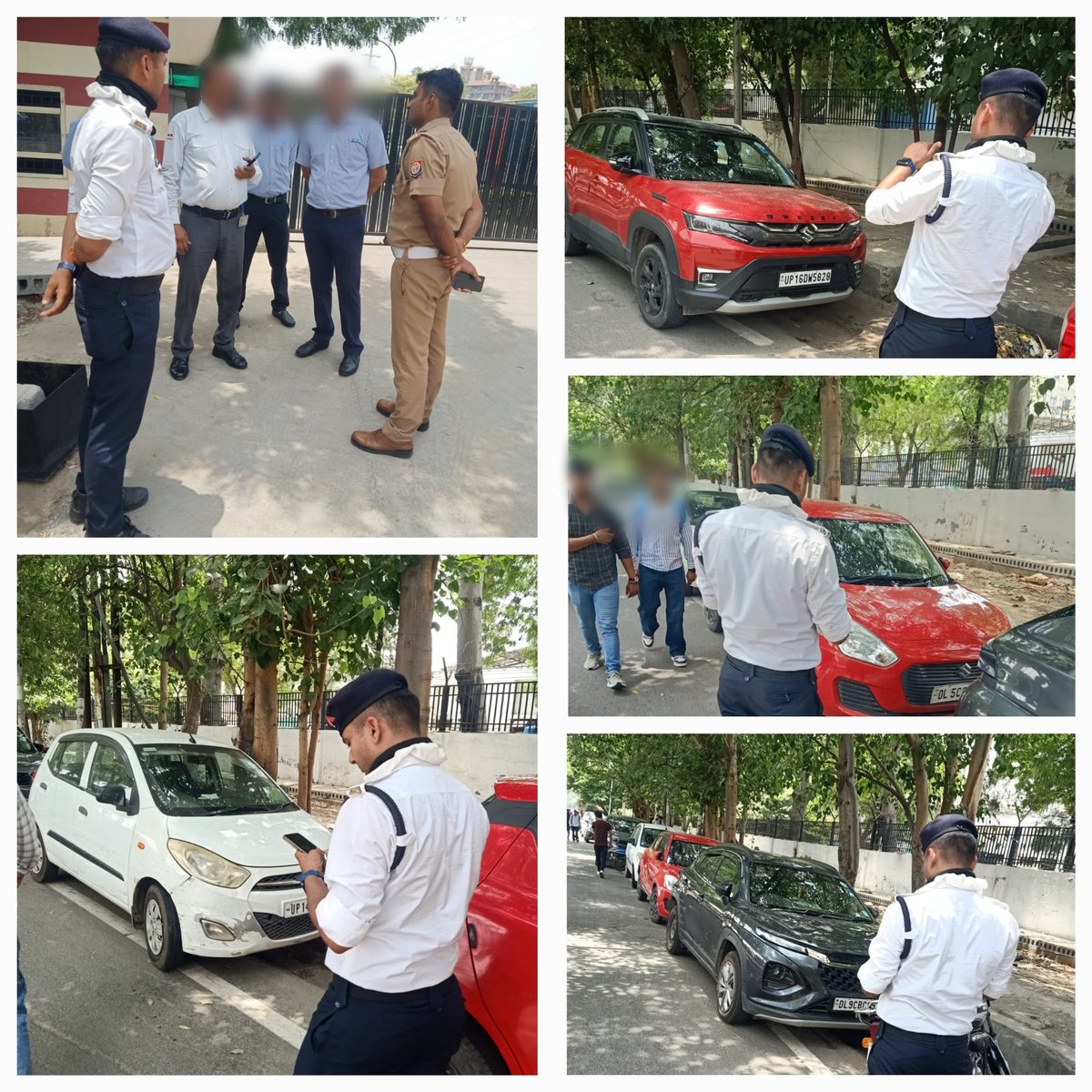 Noida Traffic Police tweet media