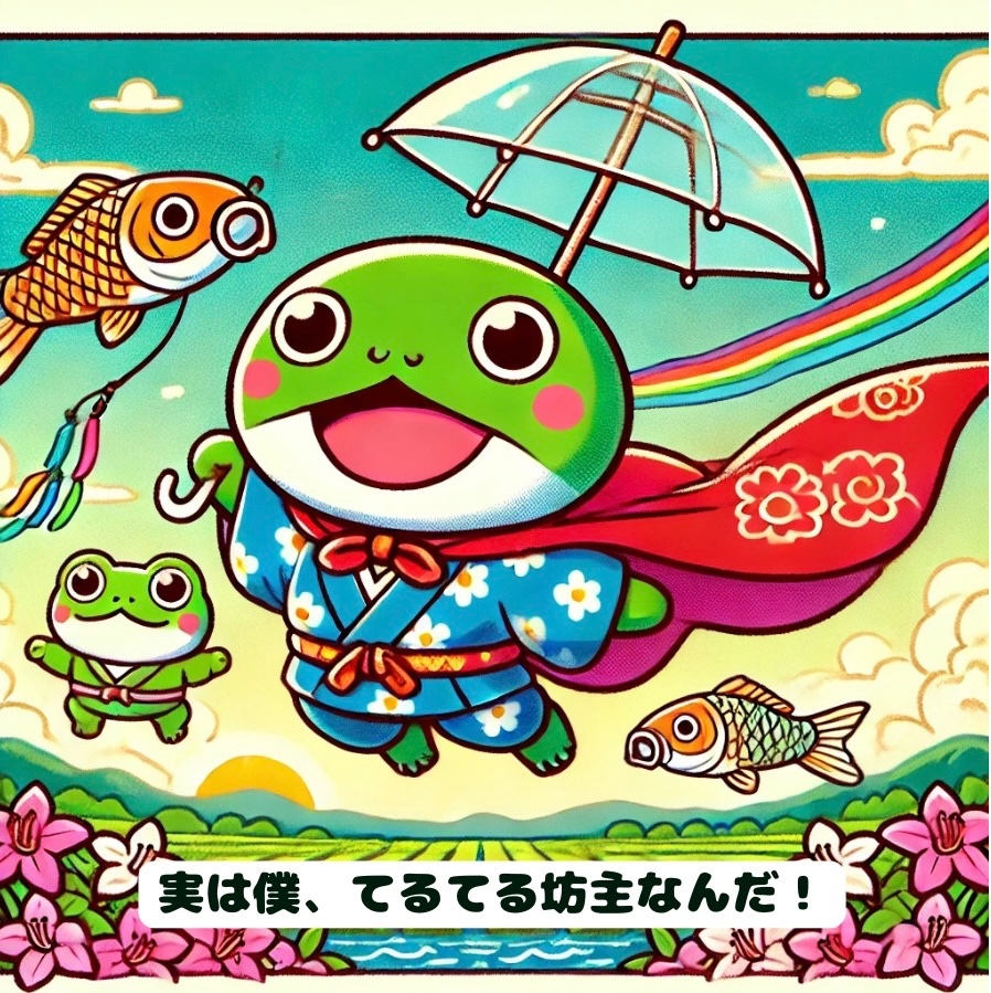 【写真で一言】

カエル？かと思ったらてるてる坊主👀

晴れて虹が出ました🌈

今年は梅雨入りが早そうですね☔

#企業公式相互フォロー 
#写真で一言
#梅雨入り 
#カエル 
#てるてる坊主
#大田区
#蒲田